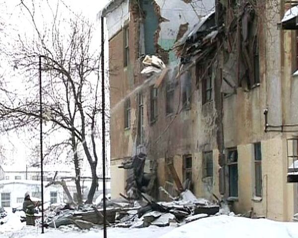 Взрыв на лесохимическом заводе на Урале