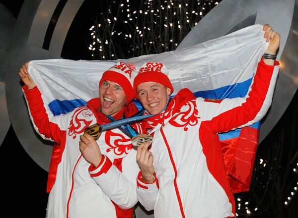 Олимпиада - 2010. Церемония награждения по итогам пятого дня