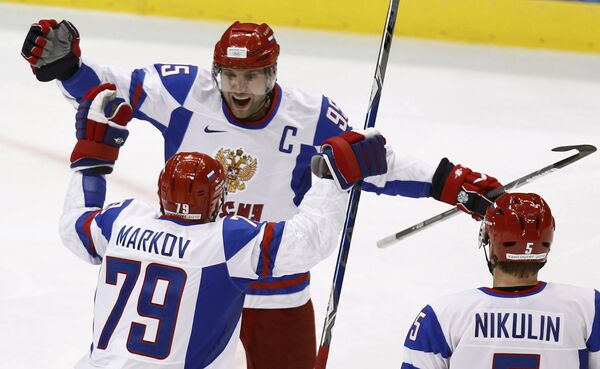 Хоккей Россия-Словакия 