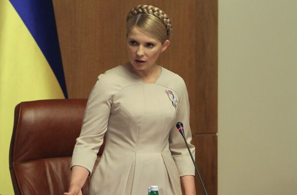 Премьер-министр Украины Юлия Тимошенко. Архив