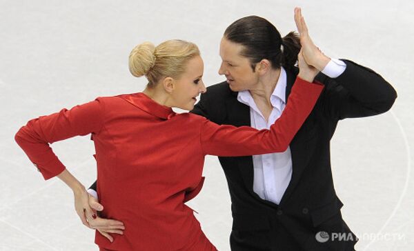 Олимпиада - 2010. Фигурное катание. Спортивные танцы на льду. Обязательный танец