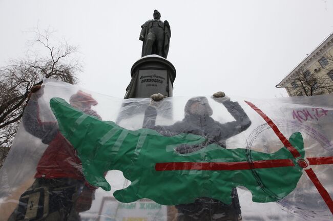 Митинг в защиту озера Байкал и заповедника Утриш