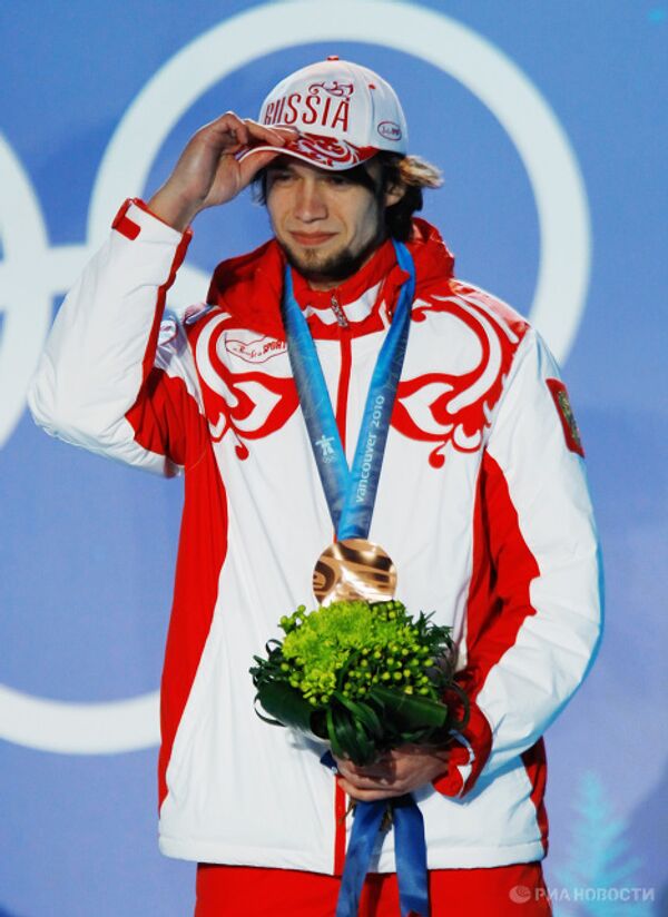 Олимпиада - 2010. Церемония награждения по итогам восьмого дня