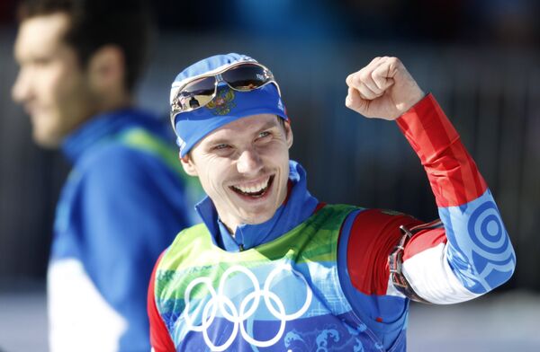 Российский биатлонист Евгений Устюгов одержал победу в гонке с масс-старта