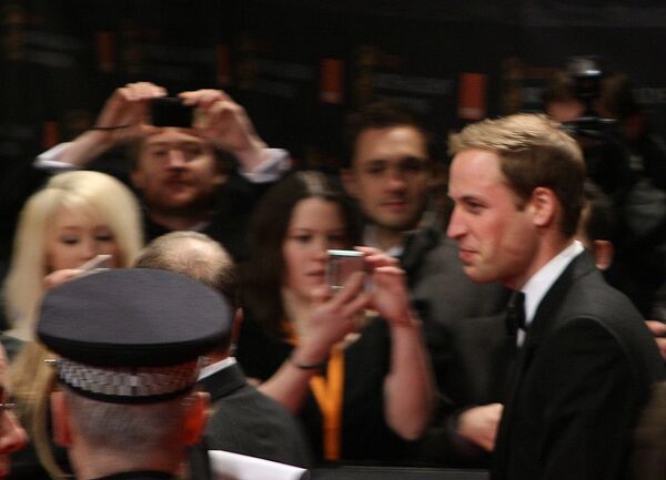Британский принц Уильям на церемонии вручения наград BAFTA