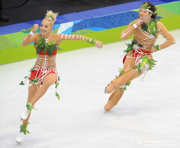 Олимпиада - 2010. Фигурное катание. Спортивные танцы на льду. Оригинальный танец