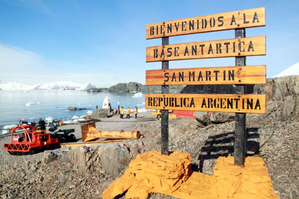 Аргентинская база Сан-Мартин в Антарктиде