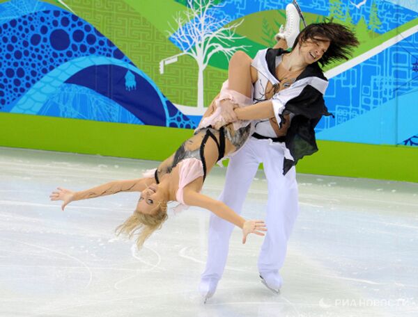 Олимпиада - 2010. Фигурное катание. Спортивные танцы на льду. Произвольный танец