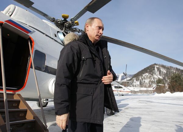 Рабочая поездка премьер-министра РФ Владимира Путина в Республику Хакасия