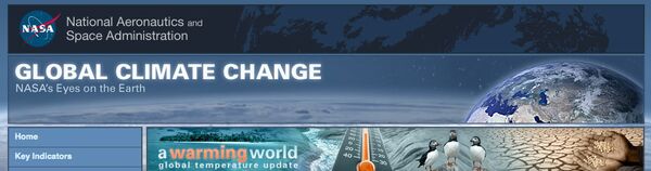 Сайт НАСА о глобальном изменении климата