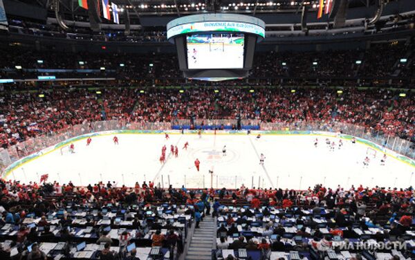 Хоккейный матч Россия - Канада