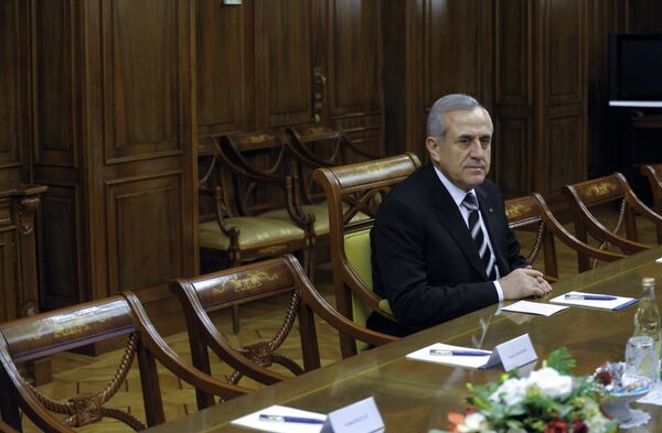 Встреча Бориса Грызлова с президентом Ливана Мишелем Сулейманом