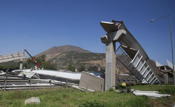 Последствия мощного землетрясения в Чили