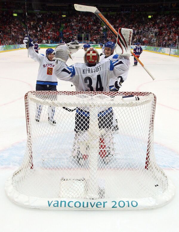 Олимпиада - 2010. Хоккей. Мужчины. Матч за третье место. Финляндия - Словакия - 5:3