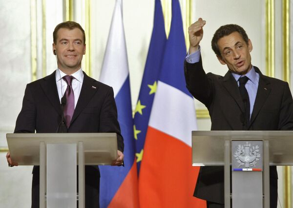 Дмитрий Медведев во Франции