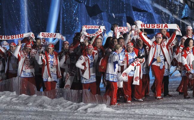 Российская олимпийская сборная на ХХI зимних Олимпийских играх в Ванкувере. Архив