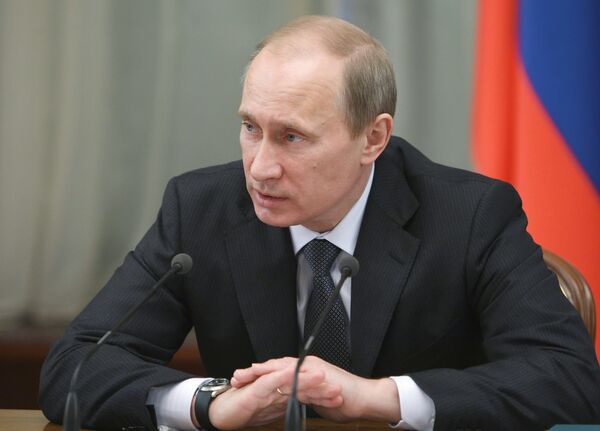Премьер-министр России Владимир Путин провел заседание Правительственной комиссии по высоким технологиям и инновациям. Архив