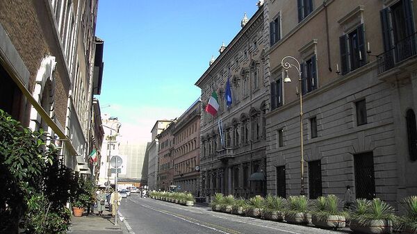 Здание итальянского Сената — палаццо Мадама в Риме. Архивное фото