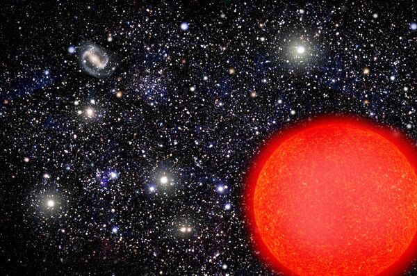 Звезда-красный гигант S1020549 с низкой металличностью
