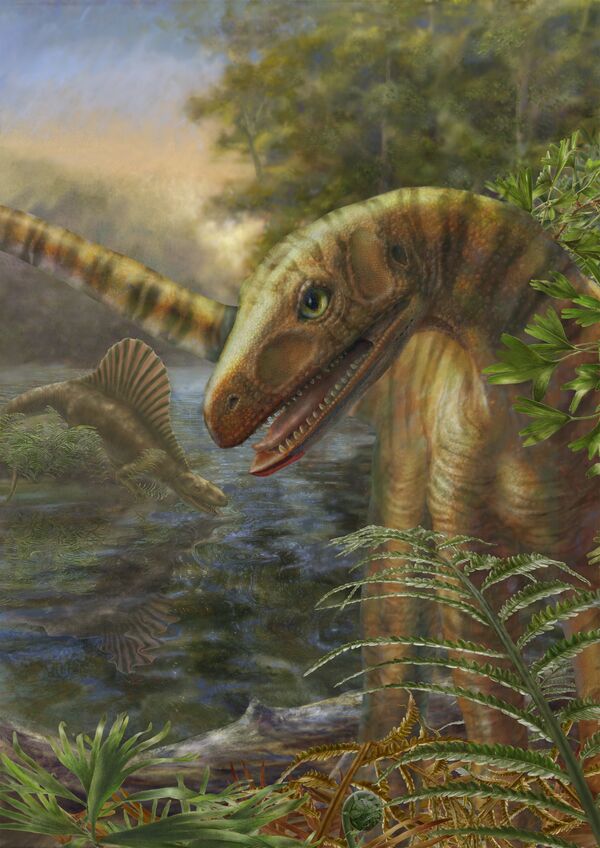 Реконструкция внешнего вида Асилизавра (Asilisaurus kongwe), близкого родственника динозавров