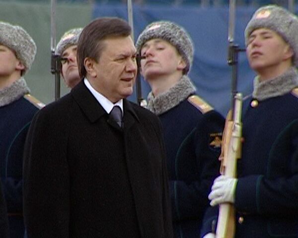 Янукович в Москве. Как встречали нового украинского президента