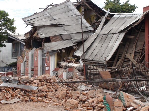 Разрушенный землетрясением город Консепсьон в Чили. Архив