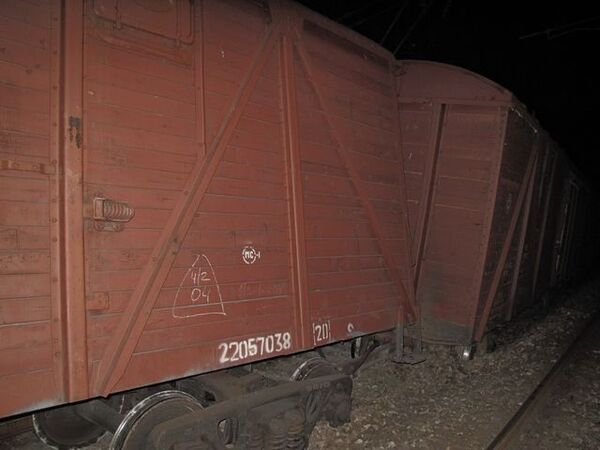 Подрыв железной дороги в Махачкале. Архив