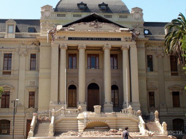 Музей изящных искусств в Сантьяго, самое пострадавшее от землетрясения здание