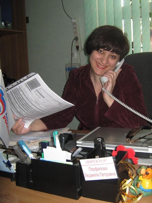 Директор школы №2 в городе Цимлянск Ростовской области Людмила Перфилова 