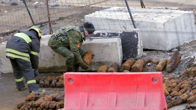 В Москве обнаружено 300 снарядов времен Великой Отечественной войны