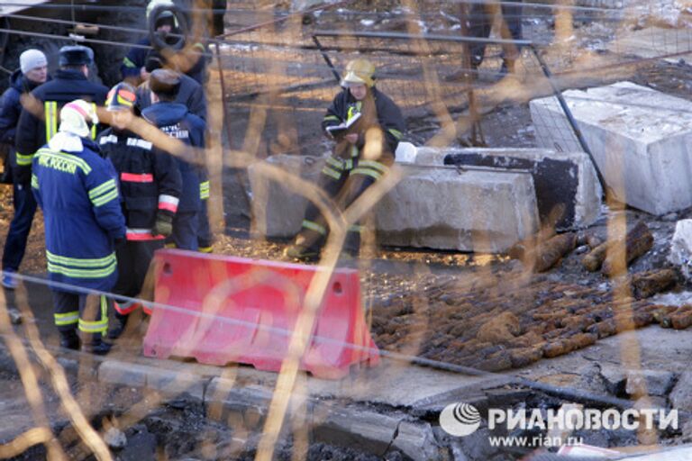 В Москве обнаружены снаряды времен ВОВ