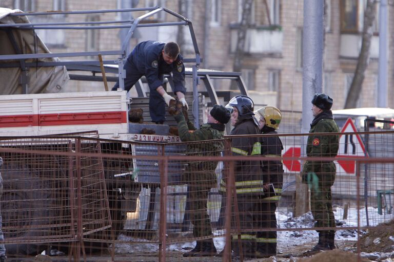 В Москве обнаружены снаряды времен ВОВ