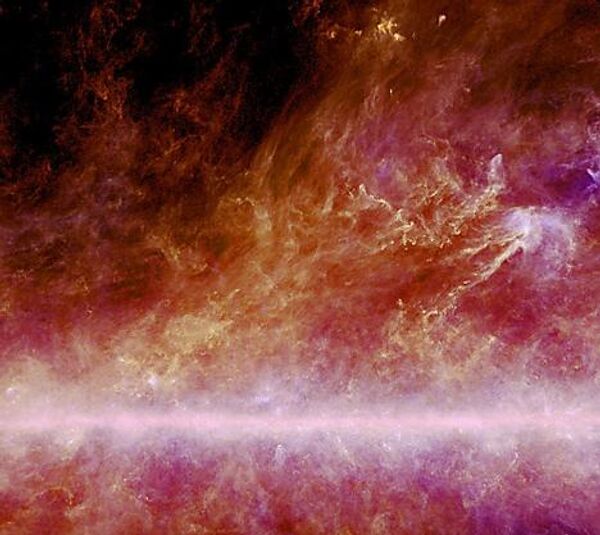 Газопылевые потоки над плоскостью Галактики с точки зрения инфракрасной космической обсерватории «Планк»