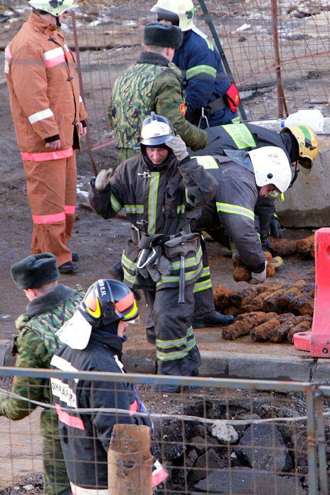 В Москве обнаружены снаряды времен ВОВ