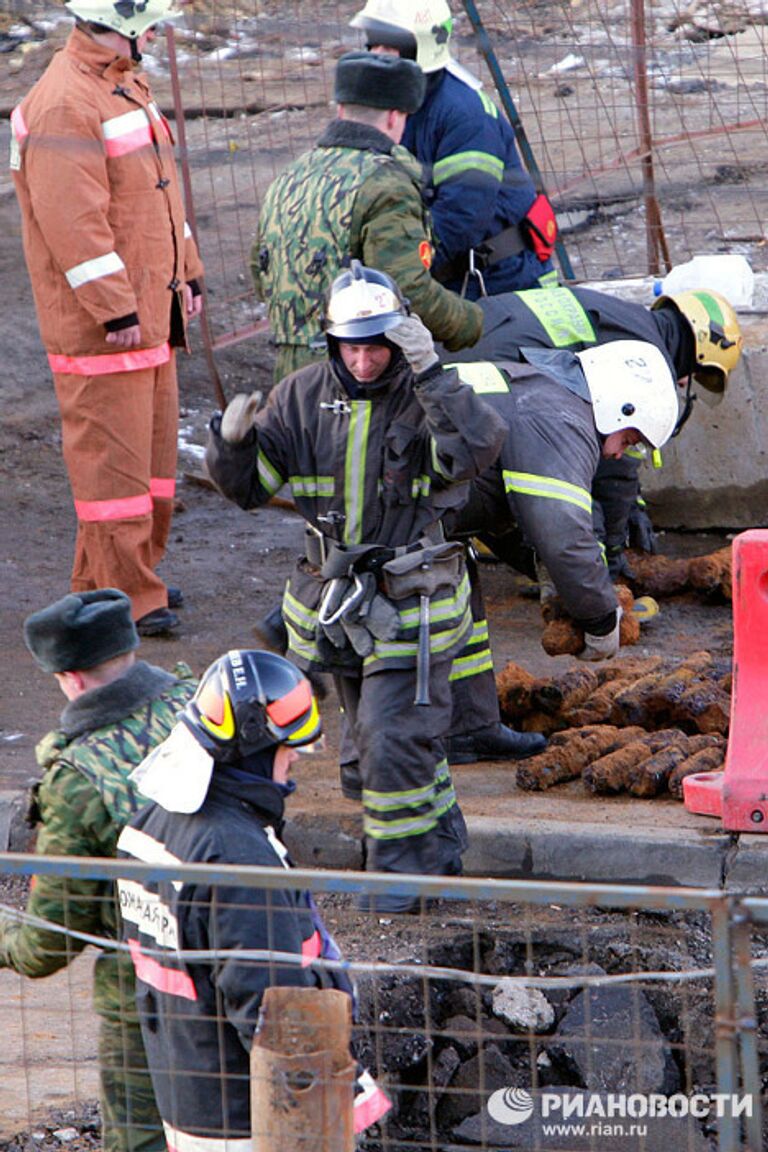 В Москве обнаружены снаряды времен ВОВ