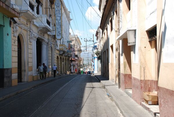Город Сантьяго-де-Куба на востоке Кубы