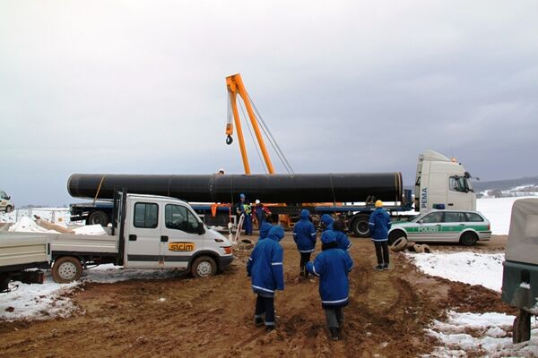 Строительство газопровода Nord Stream. Архив