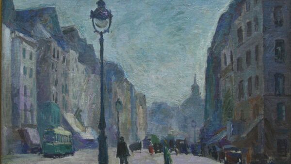 Выставка Парижачьи: Роберт Фальк. На бульваре. Париж. Середина 1930-х.
