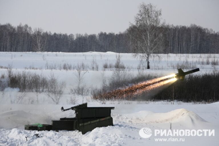 Тактические учения с боевой стрельбой зенитными дивизионами ПВО Приволжско-Уральского военного округа прошли на Чебаркульском полигоне