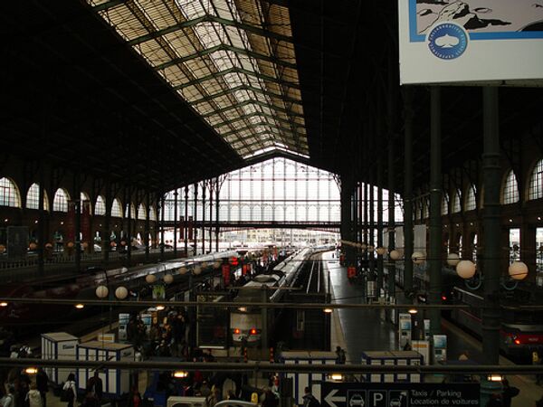 Вокзал в Париже. Архив