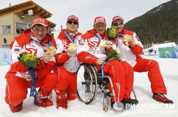 X Зимние Паралимпийские игры. Лыжные гонки. Мужчины. 1х4 + 2х5 км