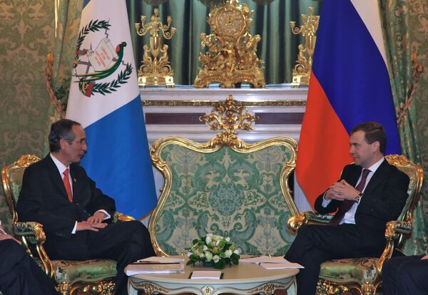 Российско-гватемальские переговоры проходят в Кремле
