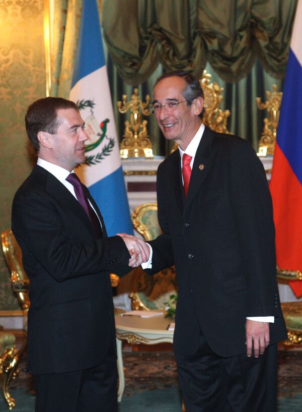 Российско-гватемальские переговоры проходят в Кремле