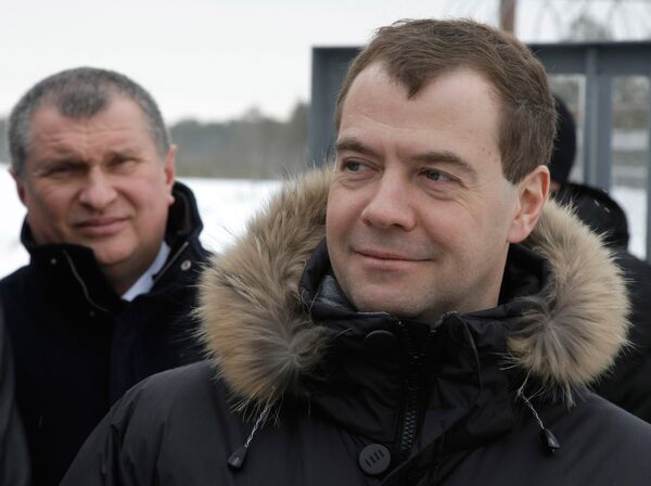 Дмитрий Медведев посетил во время визита в ХМАО