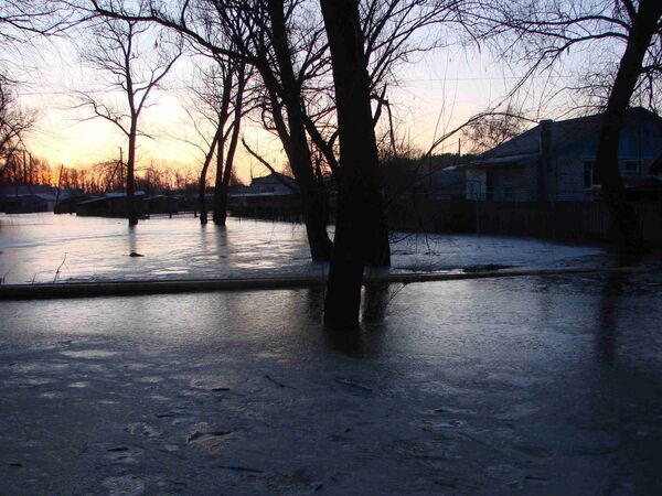 Весенний паводок в Волгоградской области