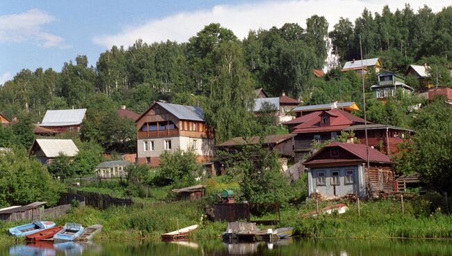 В г. Плес Ивановской области. Архивное фото