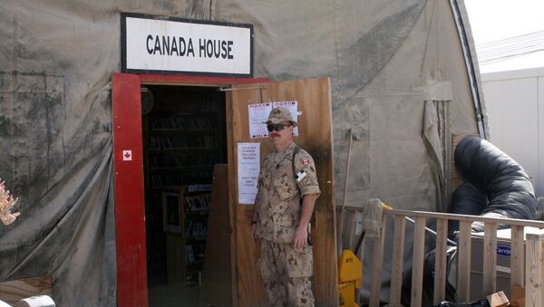 Канадский дом на военной базе в Кандагаре (Афганистан). Архив