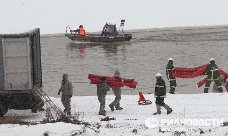 Учения по ликвидации последствий весеннего половодья