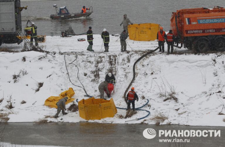 Учения по ликвидации последствий весеннего половодья