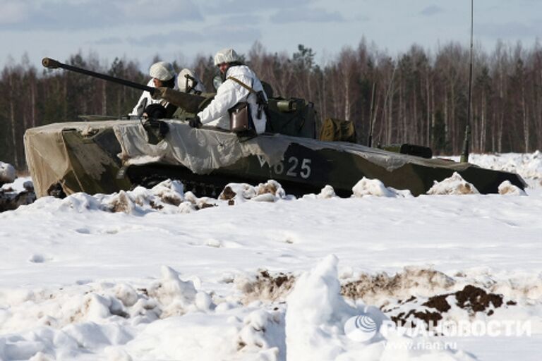 Командно-штабные учения 76-й гвардейской десантно-штурмовой дивизии в Псковской области